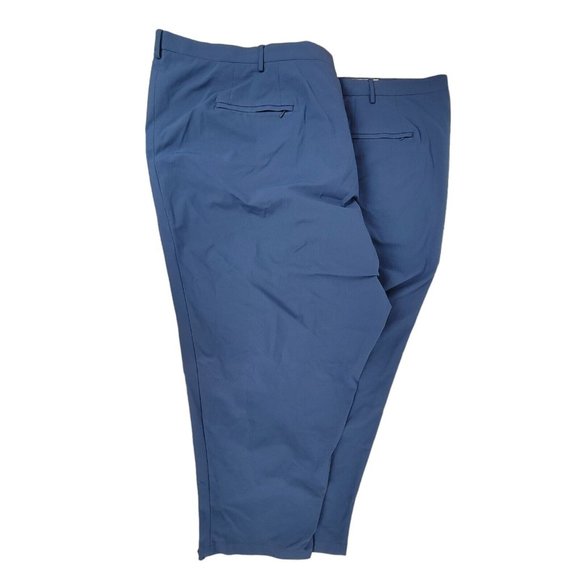 Sene Mens 70X28 Soho Flex Dress Pants Slacks Golf Suit Sport Tech Stretch Blue - Picture 2 of 3